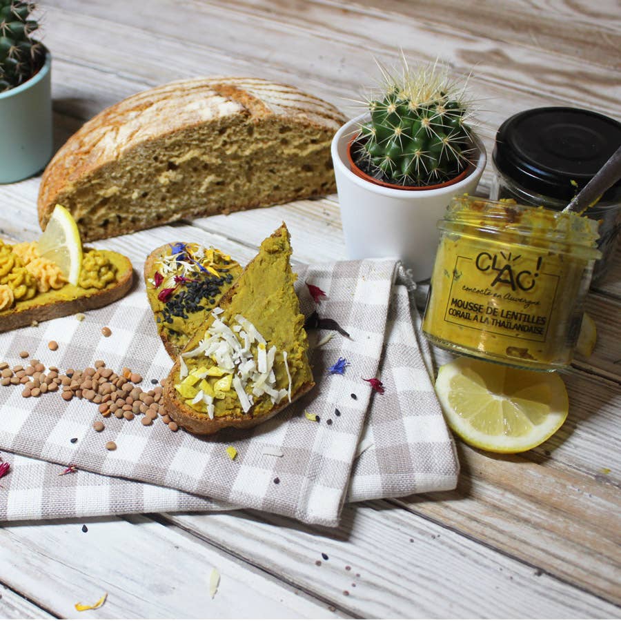 Mousse de lentilles corail à la thailandaise