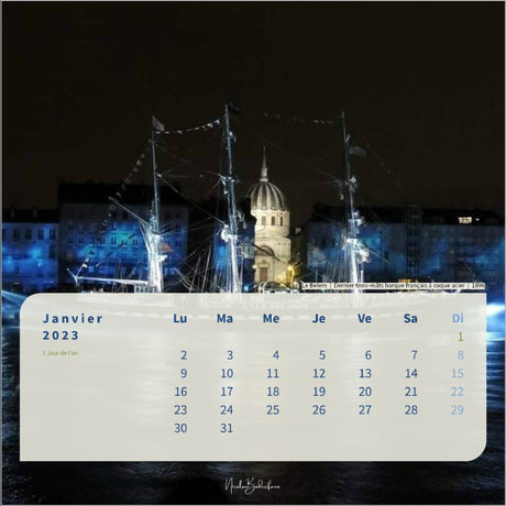 Calendriers - Thème 2022 : Nantes