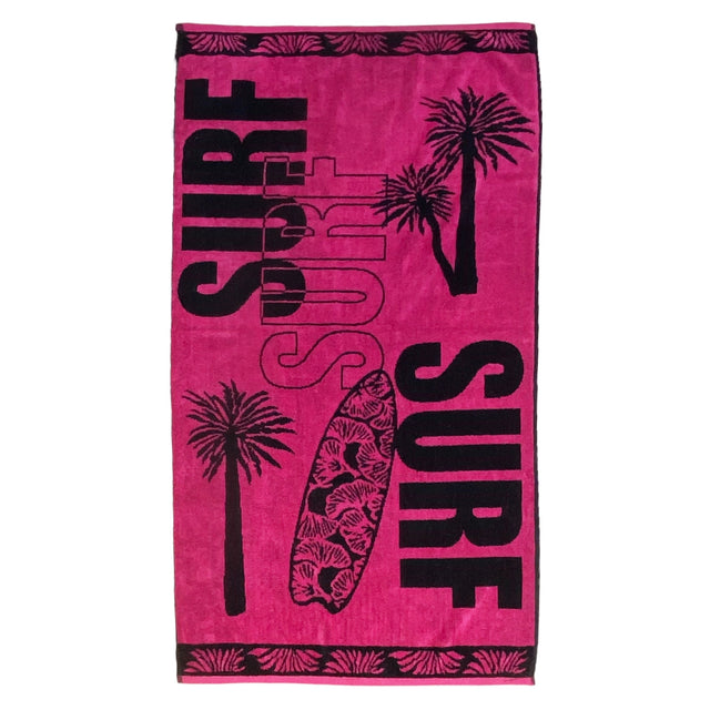 Serviette de plage velours Jacquard Aurora 70x140 400g/m²